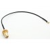 Пигтейл, 15см, IPEX и SMA female, кабель RF 1.37