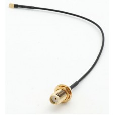 Пігтейл, 15см, IPEX і SMA female, кабель RF 1.37