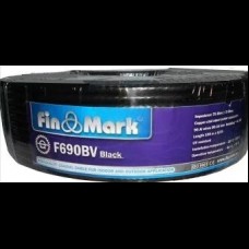 ТВ кабель FinMark F 660 BV black бухта 100 м