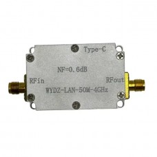 Широкосмуговий малошумний підсилювач XRRFSDR SMA-F 18dB 50MHz - 4GHz