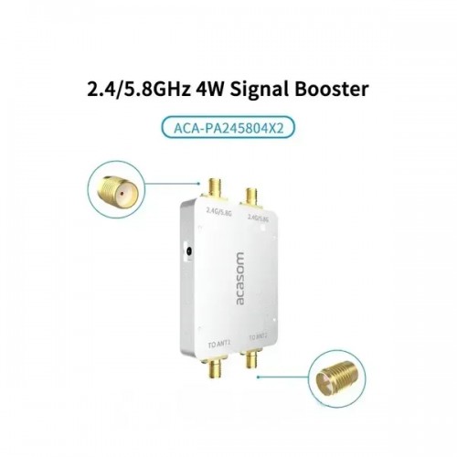 Wi-Fi підсилювач (бустер) ACASOM PA245804x2 4 Вт, 2.4/5.8 GHz