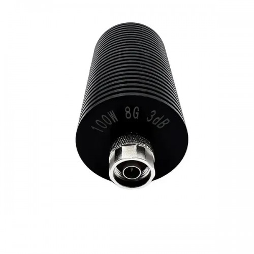 ВЧ аттенюатор N-Type-M - N-Type-F 3db 100W 8 GHz