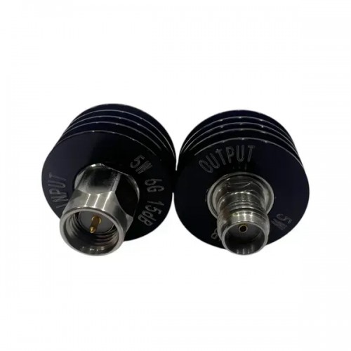 ВЧ аттенюатор SMA-M - SMA-F 15dB 5W 6GHz