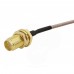 Пигтейл завдовжки 10 см RG178 RP-SMA female/IPX U.fl