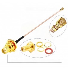 Пигтейл завдовжки 10 см RG178 RP-SMA female/IPX U.fl
