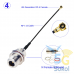 Переходник RF1.13 IPX-4 (MHF4) female to N-type
