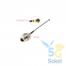 IPEX4/MHF4-Female ВЧ кабель переходник 1,13 мм 15 см