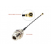 Переходник MHF4/IPEX4 - N type female RF 1.13 15см.