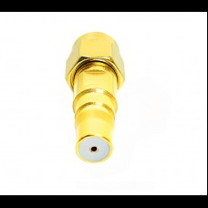 Переходник RP-SMA male - QMA female Gold