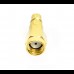 Переходник RP-SMA male - QMA female Gold