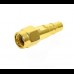 Переходник RP-SMA male - QMA female Gold