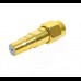 Переходник RP-SMA male - QMA female Gold