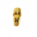 Переходник RP-SMA female - QMA Male Gold