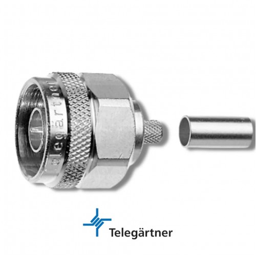 Разъем ВЧ N-male, G30 H155 LMR-240 Telegartner J01020A0119