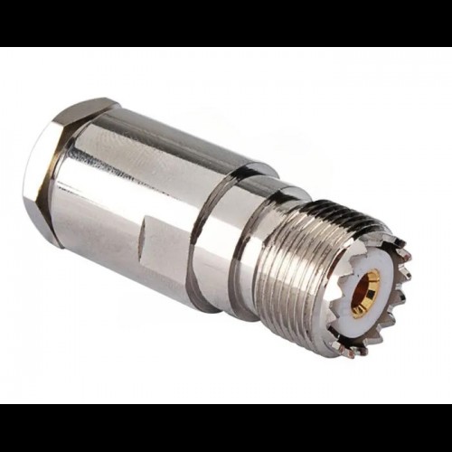 Разъем UHF female для кабеля RG 8 (RG213) пайка