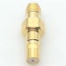 Переходник SMA female - QMA female Gold