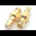 Переходник SMA female - QMA female Gold