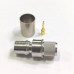 Разъем QMA-male для кабеля RG8 (RG213) обжим