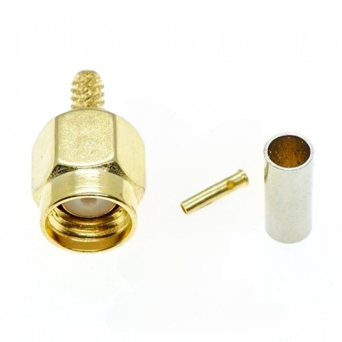 Разъем RP-SMA male для кабеля RG-174
