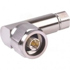 Разъем N-male для фидера 1/4" угловой Amphenol AFA-181-2