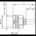 Разъем N male для кабеля TZC 500 32 - Telegaertner J01020A0127