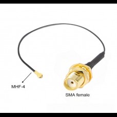 Пигтейл MHF4 завдовжки 15 см SMA female