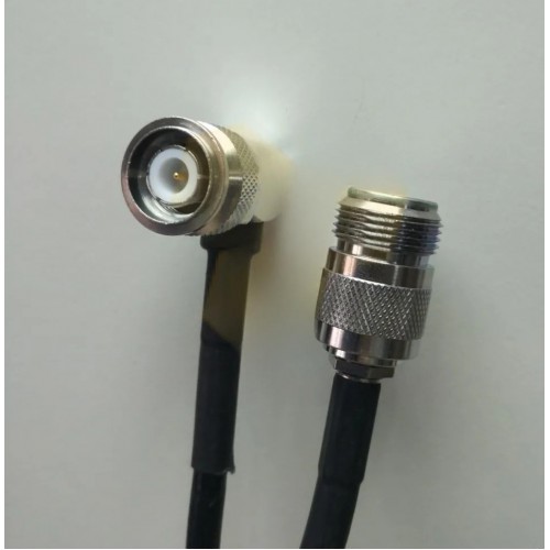 Кабельная сборка RG-58 TNC-male/N-female 2 м Telegartner угловой