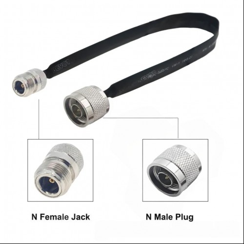 Оконный переходник пигтейл N female - N male