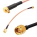 Пигтейл SMA male - MMCX male угловой