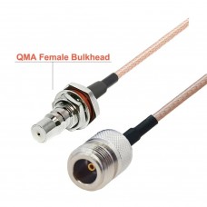 Пигтейл QMA female - N female кабельна сбірка