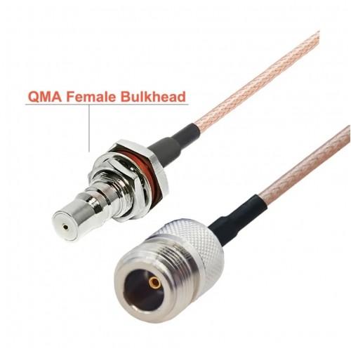 Пигтейл QMA female - N female кабельна сбірка
