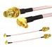 Антенный переходник пигтейл RP SMA female - MMCX male