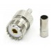 Разъем UHF female для кабеля RG58 (RG223)
