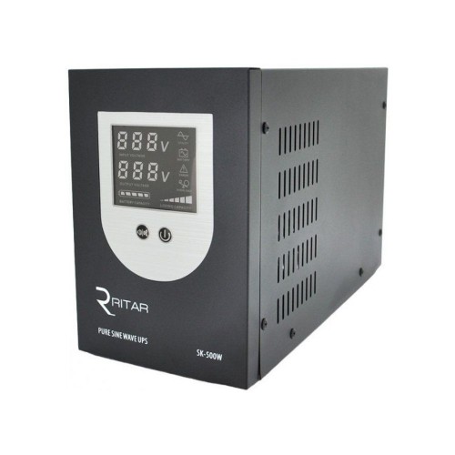 Источник бесперебойного питания под внешний аккумулятор Ritar SK-800VA (500W) с правильной синусоидой