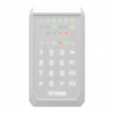 Клавіатура Tiras K-PAD16 White на 16 індикаторів зон