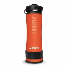 Портативна пляшка для очищення води LifeSaver Liberty Orange 0.4l