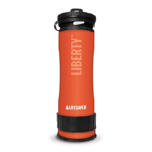 Портативная бутылка для очистки воды LifeSaver Liberty Orange 0.4l