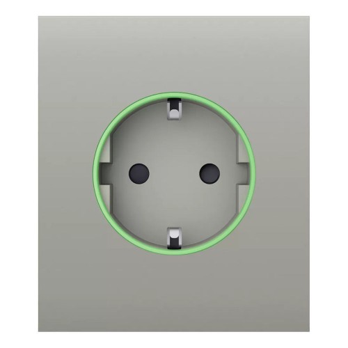 Фронтальная панель Ajax CenterCover (smart) [type F] [55] ASP oyster/устричная для умной розетки Outlet (type F)