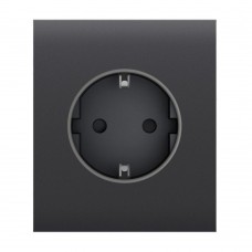 Фронтальная панель Ajax CenterCover (basic) [type F] graphite/графит для розетки Outlet (type F)