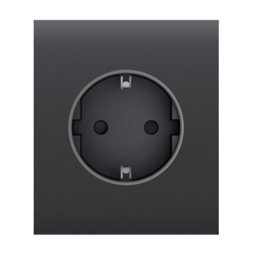 Фронтальная панель Ajax CenterCover (basic) [type F] graphite/графит для розетки Outlet (type F)