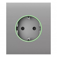 Фронтальная панель Ajax CenterCover (smart) [type F] [55] ASP fog/дымная для умной розетки Outlet (type F)