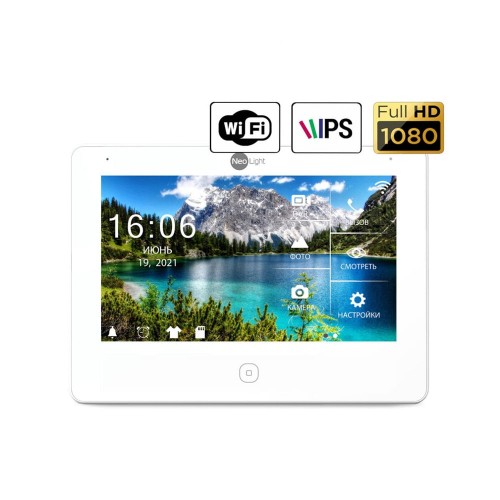 Видеодомофон ALPHA HD WF WHITE Neolight