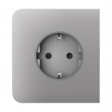 Фронтальная панель Ajax SideCover (basic) [type F] fog/дымная для розетки Outlet (type F)