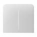 Кнопка Ajax SideButton (2-gang) vertical white/біла для Ajax LightSwitch vertical