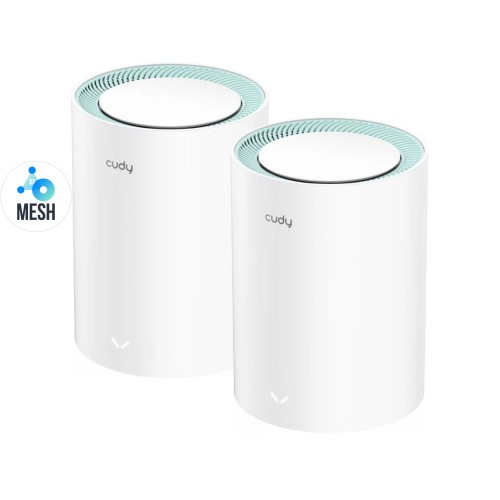 Маршрутизатор WiFi Mesh-система WiFi 5 Cudy M1300 (2-Pack) 2 штуки двухдиапазонные гигабитные