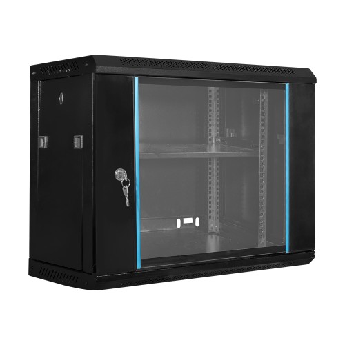 Коммутационный шкаф E-NET 9U/600x600x500 Black