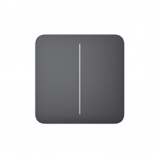 Кнопка Button (графит/графит) для LightSwitch SoloButton (2-gang) Ajax