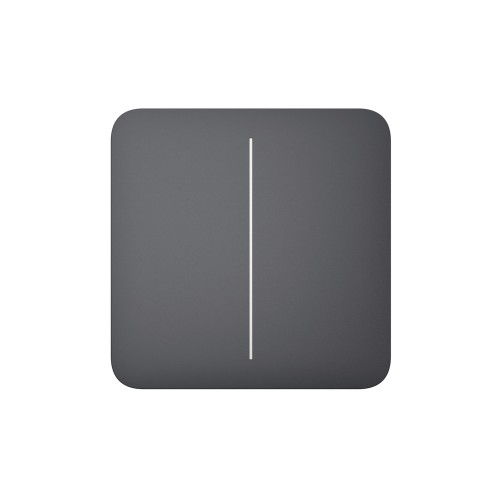 Кнопка Button (графит/графит) для LightSwitch SoloButton (2-gang) Ajax