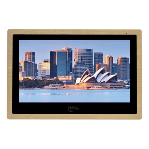 Видеодомофон 10” Light Vision SYDNEY FHD Gold