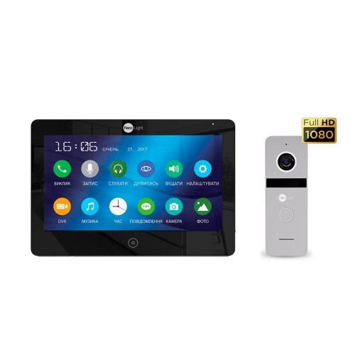 Комплект MEZZO HD BLACK/Solo FHD SILVER Neolight